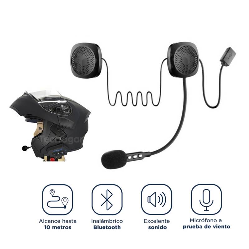 Auricular Bluetooth Auriculares Motocicleta Moto Auriculares De