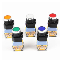 AD16-22DS Red Push Button Switch Momentary (110V)