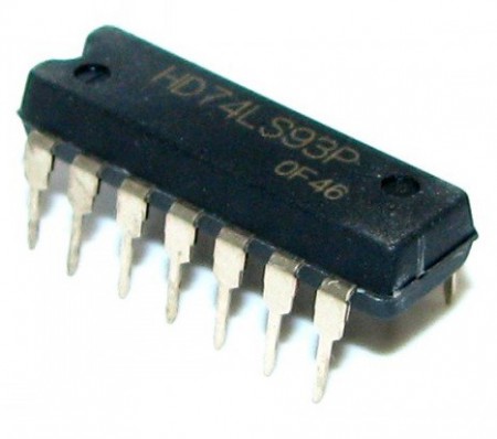 74LS93 Contador Binario - Decadas